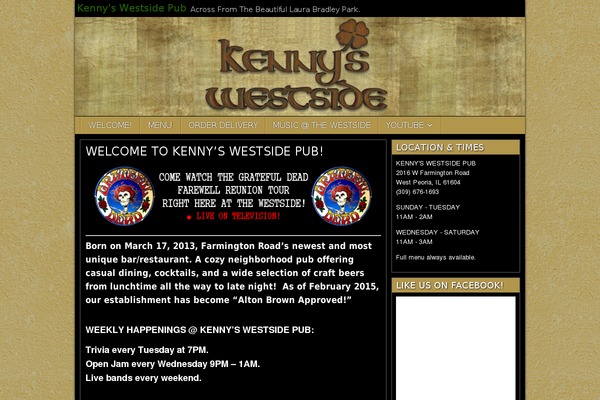 kennyswestside.com site used Hello-theme-child
