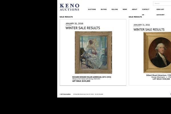 kenoauctions.com site used Kenoauctions