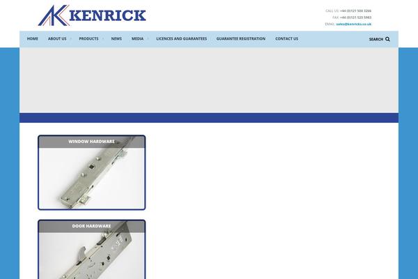 kenricks.co.uk site used Marine