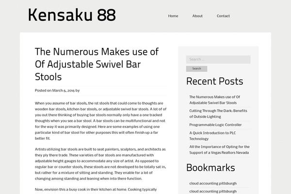WordPress website example screenshot