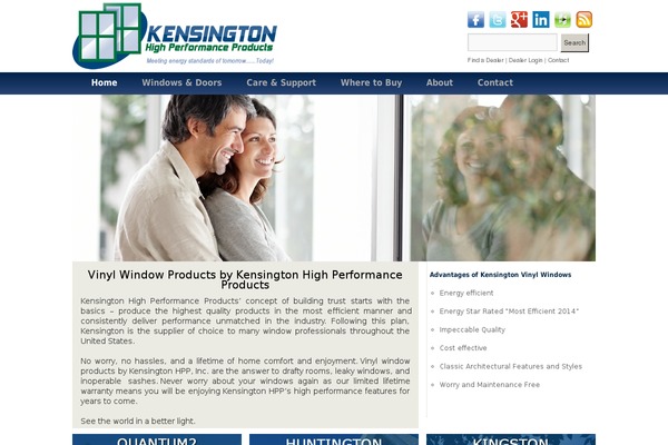 Kensington theme site design template sample