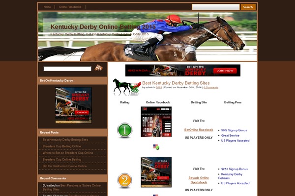 kentucky-derby-online-betting.com site used Sportsbook