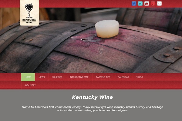 kentuckywine.com site used Winery