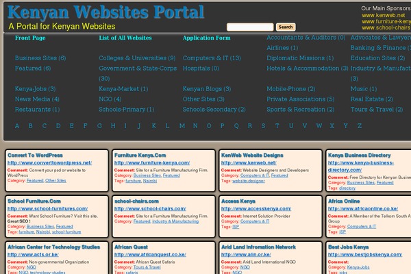 kenya-portals.com site used Kenbsdir