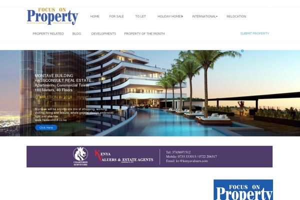 kenya-real-estate.com site used Focus-on-property