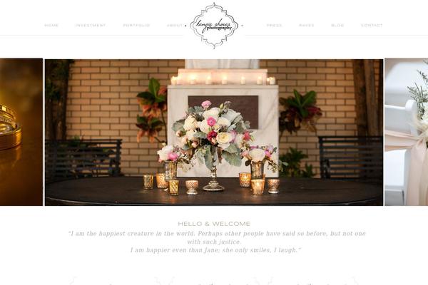WordPress website example screenshot