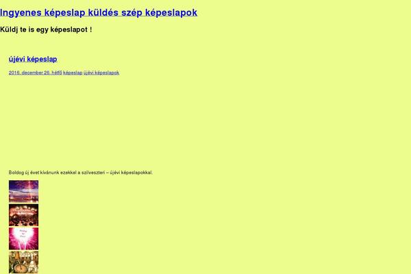 kepeslapok.org site used Smartline Lite