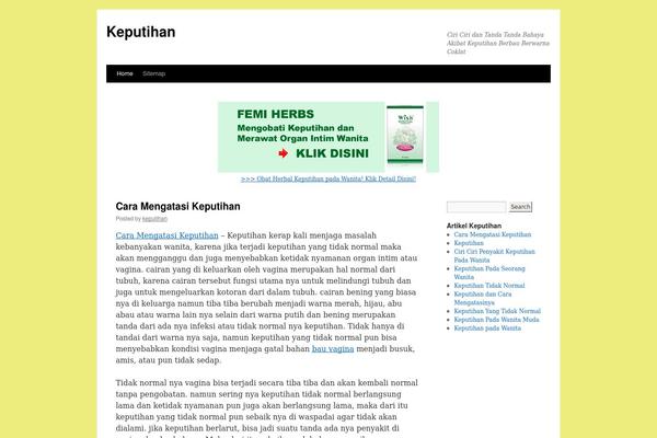 keputihan.net site used Mondo-zen-theme