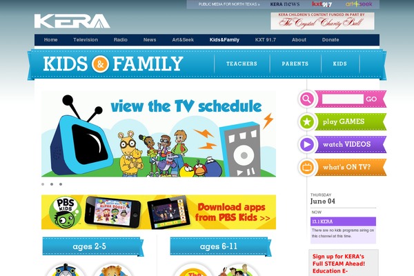 kera-kids.org site used Kera-kids