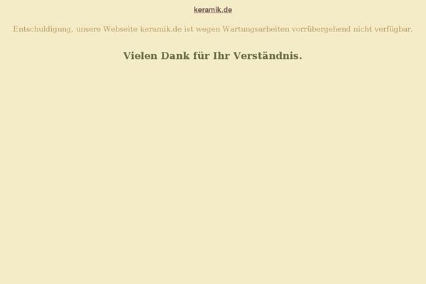 keramik.de site used Keramik