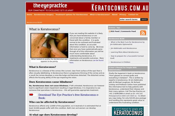 keratoconus.com.au site used Wp-smooth-premium