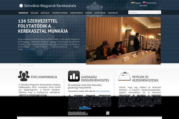 kerekasztal theme websites examples