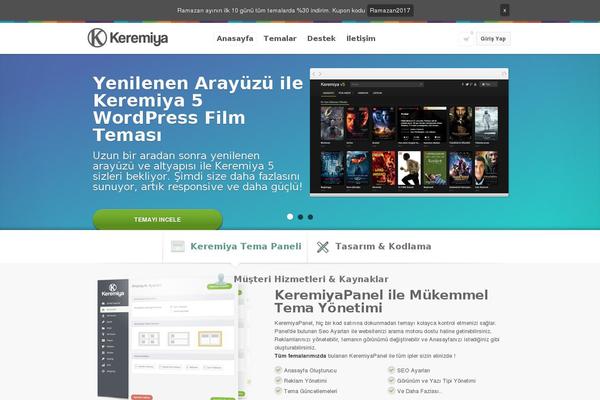 Keremiya theme site design template sample