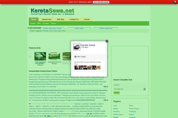 keretasewa.net site used Wpclassifieds1.2