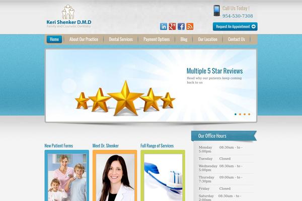 kerishenkerdentistry.com site used Dentist_theme