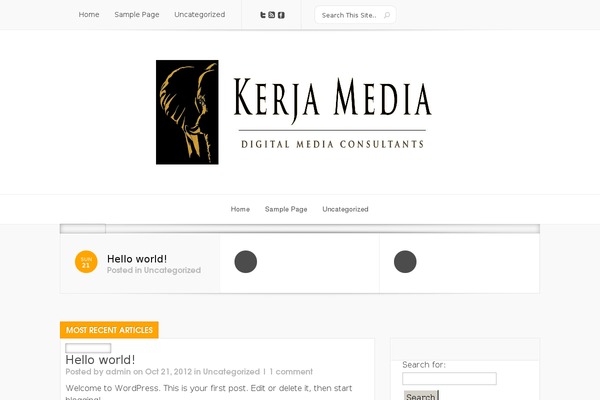 Karma theme site design template sample