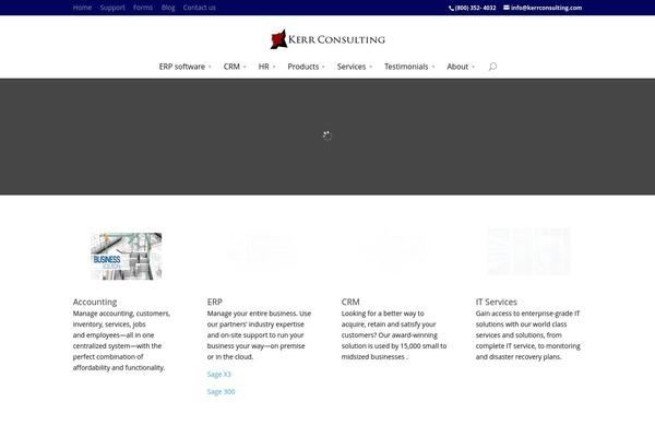 WordPress website example screenshot