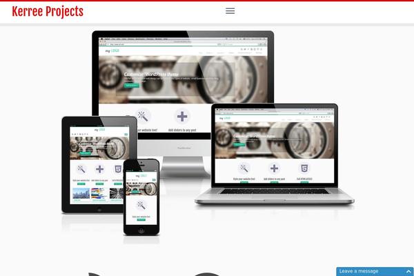 Customizr theme site design template sample