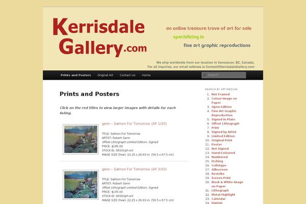 kerrisdalegallery.com site used Kerrisdalegallery