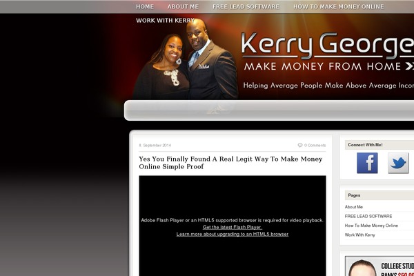kerrygeorge.com site used Kerrygeorgetheme