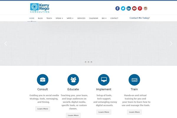 WordPress website example screenshot