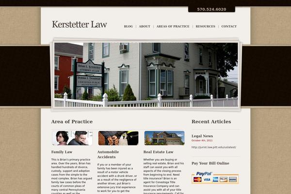 Atelier theme site design template sample