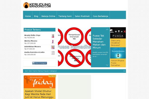 kerudungbandung.com site used Hijab