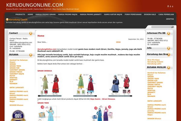 kerudungonline.com site used Red Evo Aphelion