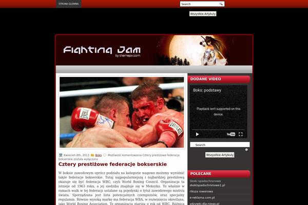 WordPress website example screenshot