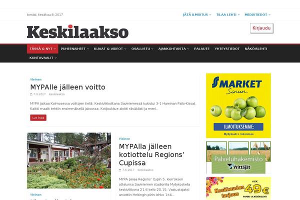 keskilaakso.fi site used Paikallismediat