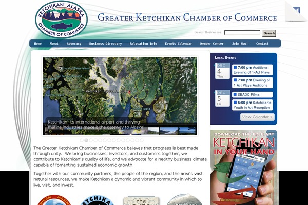 ketchikanchamber.com site used Chambertheme