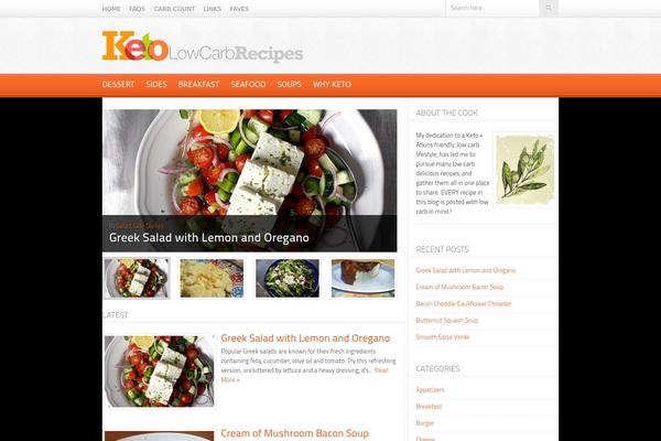 ketolowcarbrecipes.com site used Foodpress