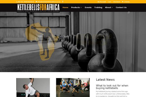 kettlebellsforafrica.co.za site used Divi-kettlebells