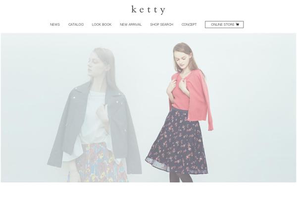 ketty-web.jp site used Ketty