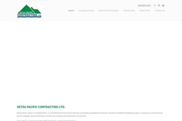 Construction theme site design template sample