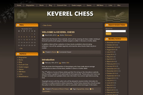 keverelchess.com site used Chess