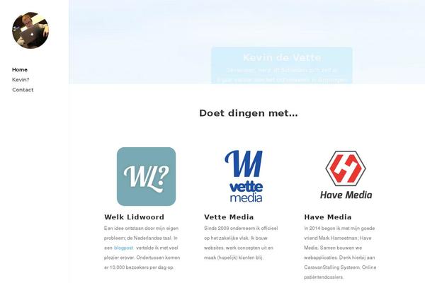 kevindevette.nl site used Divi Child