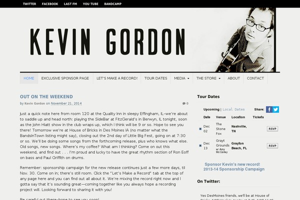 kevingordon.net site used Kevgo