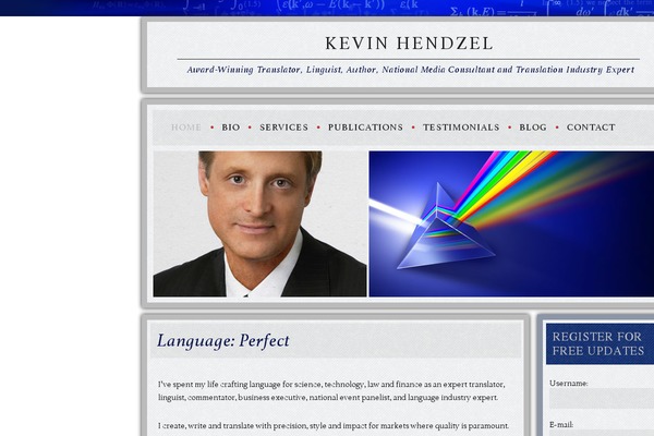kevinhendzel.com site used Hendzel