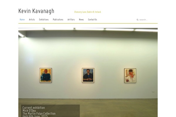 kevinkavanaghgallery.ie site used Master