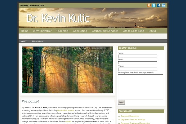 kevinkulic.com site used Lifestyle 3.0