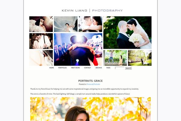 Prophoto4 theme site design template sample