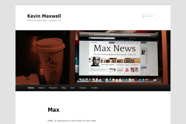 WordPress website example screenshot