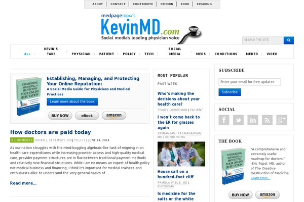 kevinmd.com site used Kmd-astra