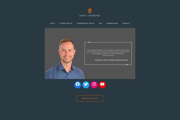 WordPress website example screenshot