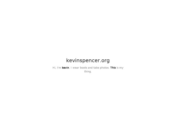 kevinspencer.org site used Less