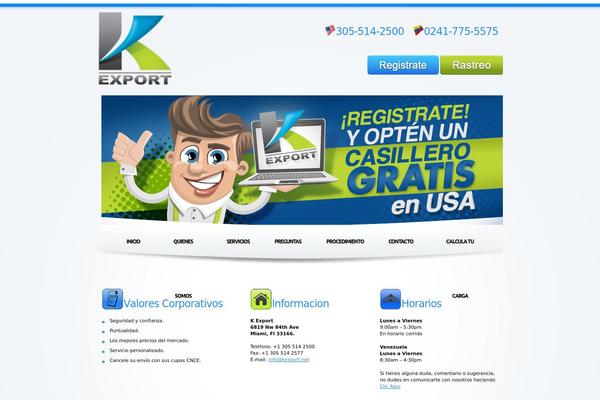 kexport.net site used Theme1306