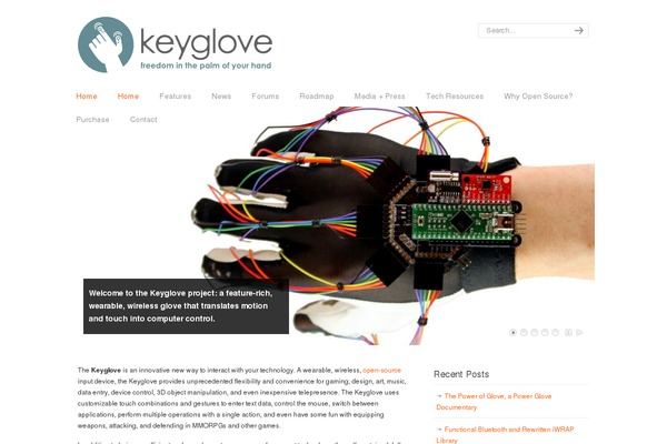 keyglove.net site used Keyglove