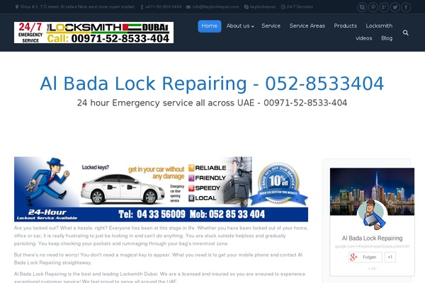 WordPress website example screenshot