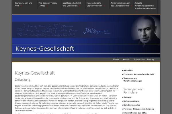 keynes-gesellschaft.de site used Wiso